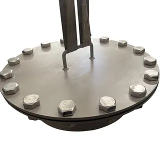 Stainless Steel Manholes, SS 316L, THK 10 mm, Customized